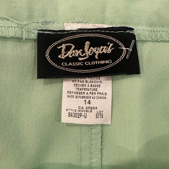 Dan Joyce Vintage Maxi Mint Green  Pencil Skirt 14 - Picture 4 of 11
